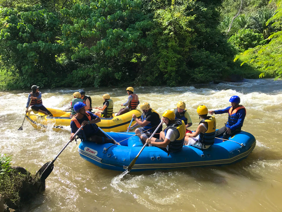 Elephant Care Experience with Rafting